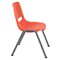 Emma and Oliver Ergonomic Shell Student Stack Chair - Classroom Chair / Office Guest Chair
